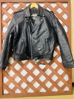 American nostalgia ダブルライダースジャケット ブラック　XLのサムネイル