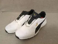 【無料配送】Puma プーマ イグナイト ゴルフシューズ 白／黒　25.5㎝