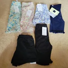 花柄・フリルパンツ80㎝　6点セット