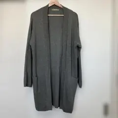 nano & co ナノ　グレー　ロングカーディガン 長袖 Mのサムネイル