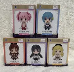 魔法少女まどか☆マギカ ぺたっとおすわりフィギュア 全5種セット