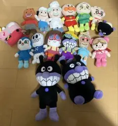 ぷりちぃびーんず14個➕バイキンマンぬいぐるみ２個セット