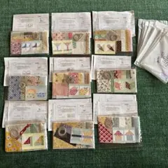 フェリシモ初めてさんの1日レッスンパッチワークがわかるミニキルトの会　9セット