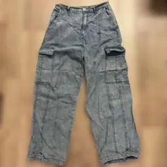 しまむら　カーゴパンツ　ジーンズ　デニム　パンツ