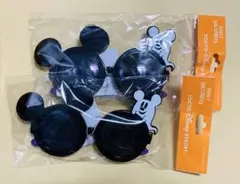 新品 未使用 ディズニー ハロウィン おばけ ミッキー サングラス 2個セット