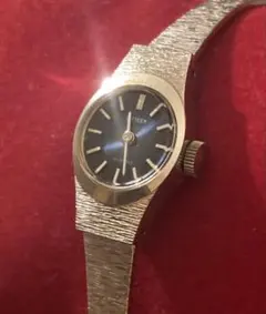 CITIZEN21石 日本製手巻き腕時計稼動品　紺色サンバースト文字盤1972年