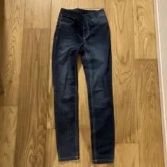 ウエストゴム ストレッチ スリムデニムパンツ ロングパンツのサムネイル