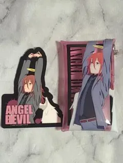 チェンソーマン TSUTAYA クリアマルチケース ステッカー　天使の悪魔