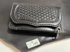 ZERO CRAFT ミドルトラッカーウォレット 本革 二つ折り財布 ブラック