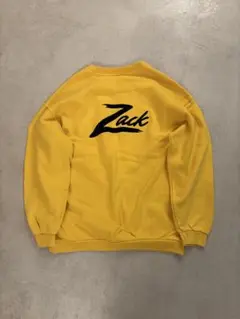 古着 イエロー スウェット トレーナー Zack