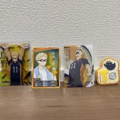 ハイキュー 月島蛍まとめ売り カード ワッペンステッカー