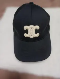CELINE ブラック ベースボールキャップ Mサイズ