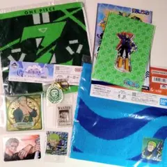 ONEPIECE・ゾロまとめ売り☆マグネット・タオル・キーホルダー 他