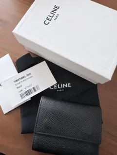 CELINE キーケース 6連 ブラック キーリング グレインドカーフ - メルカリ