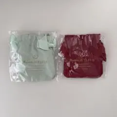 Maison de FLEUR ダブルリボンギャザートートバックキーフォルダー