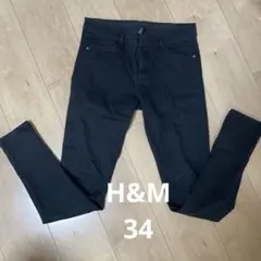 H&M黒スキニーパンツ