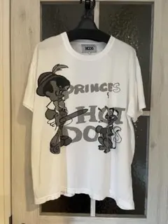 KTZ 半袖Tシャツ ホワイト　ピノキオ　パロディ Sのサムネイル