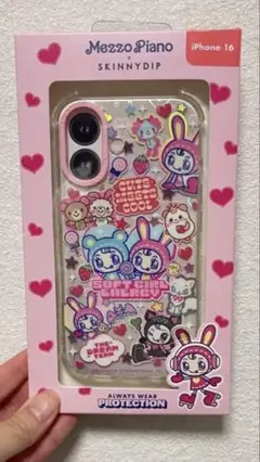【新品未使用】メゾピアノSKINNYDIP iphoneケース iphone16
