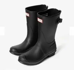 ハンター HUNTER レインシューズ ブラック UK5　24cm