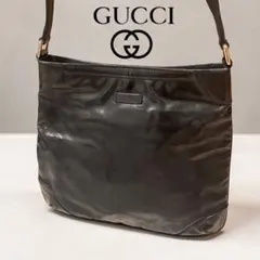 GUCCI グッチ パテントレザー ワンショルダーバッグ