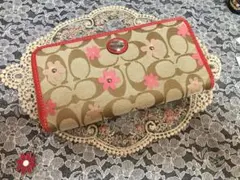 COACH /コーチ シグネチャー 財布 ラウンドファスナー