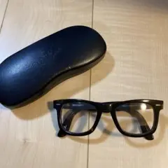 リ*ん様 Ray-Ban WAYFARER ブラックメガネ ケース付き