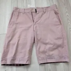 BURBERRY BLACK LABEL ピンクショートパンツ 73