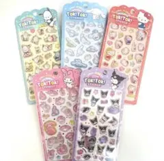 韓国限定 ボンボンドロップシール 5点セット