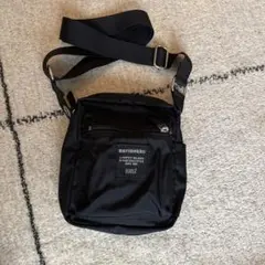 【美品】MARIMEKKO CASH & CARRY ショルダーバッグ ブラック