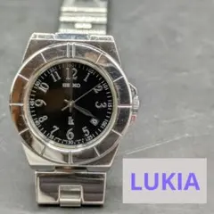 【可動品】SEIKO LUKIA 7N82-0620 腕時計 シルバー ブラック