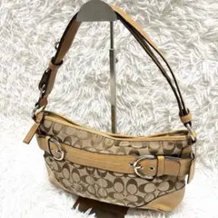coach コーチ 6361 ソーホー シグネチャー ワンハンドバッグ ボルドー