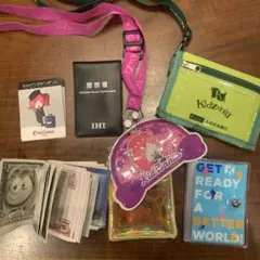 キッザニア：財布、お仕事カード&カードホルダー、パッチンストラップセット