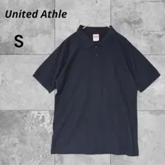 United Athle 半袖 ポロシャツ 5050-01 S 黒 無地