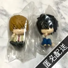 DEATH NOTE 夜神 月 L 肩ズンFig マスコット ガチャガチャ
