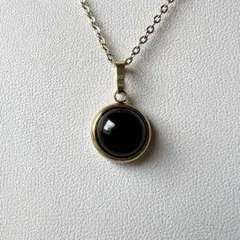 ブラックオニキスAAA✴️ 天然石ネックレス①