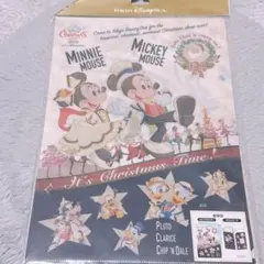 【即購入可/未開封】東京ディズニーシー　クリアファイル　クリスマス　2019