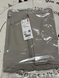 ★無言いいねお断り★UNIQLO クレープジャージーストレートパンツ 3XL