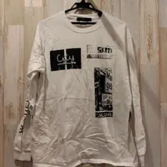 RAGEBLUE グラフィックプリント長袖カットソー L