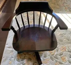 北海道民芸家具　デスクチェア　椅子　キャスターなし