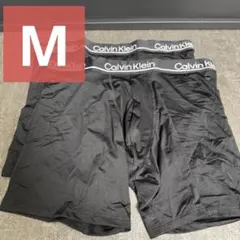 カルバンクライン ボクサー パンツ ブラック 2枚 M メンズ トランクス 黒