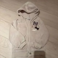 【値下げ】any FAM ピンク　フリースパーカー　ファー