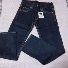 DOUBLE.B ダークデニム ストレートパンツ 130cm