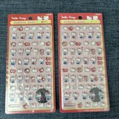 【正規品】ボンボンドロップシール ハローキティミニ レッド 2個セット