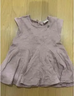 petit main 切替A ラインTシャツ