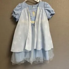 新品　バースデイ　コトリ　エルサ　ドレス　cottoli 130cm 新品 130㎝ cottoli エルサ ドレス バースデイ アナ雪 - メルカリ