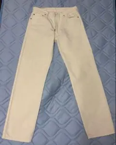 あ*お様 リーバイス555 ホワイトデニム　w29l32 白 デニム パンツ L