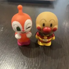 アンパンマン ドキンちゃん　フィギュア2体セット　指人形サイズ
