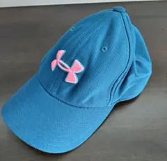 UNDER ARMOR アンダーアーマー ブルー キャップ 帽子　キッズのサムネイル