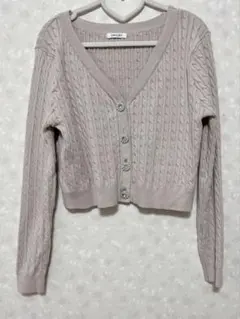 INGNI　ビジューカーディガン　ピンク