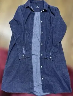 s &nd （セカンド）コーデュロイシャツ　ネイビー